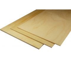 Birch plywood (avio) 500x1000 mm (0,4 in 0,6 mm)