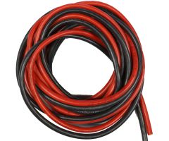 Silikonska žica rdeča in črna 0,5 mm²- 2m