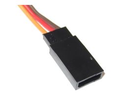 Servo wire with female JR plug, 30 cm, 0,25 mm², PVC, flat