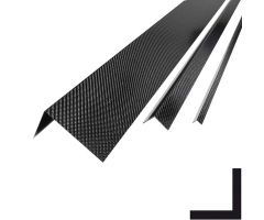 L-Profil made of Carbon fibre (10 x 10 x 0.5) x 1000 mm