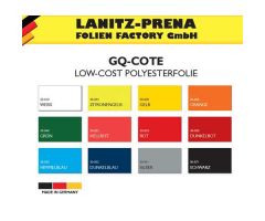 GQ-COTE Polyester Folie - Breite: 60 cm