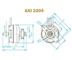 AXI 2204/54 GOLD LINE