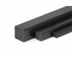 Carbon Square Rod  1m (3x3- 8x8mm)