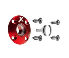 Fuel dot - magnet (X logo), Red