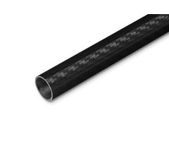 Carbon Tube - Roll Wrapped  (10/8- 22/21 mm) 1 m